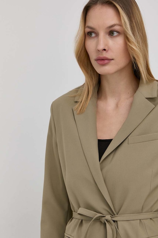 Samsoe Samsoe marynarka zielony F22100087