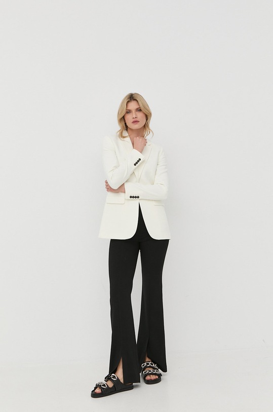 The Kooples marynarka beżowy FVES24026K