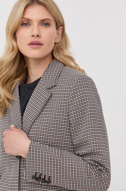 The Kooples marynarka beżowy FVES24067K