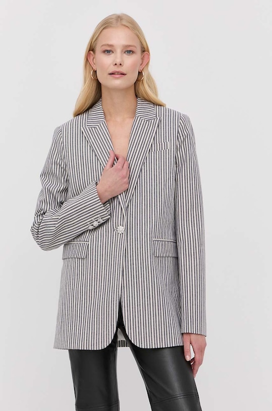 Custommade marynarka tkanina beżowy 999489806