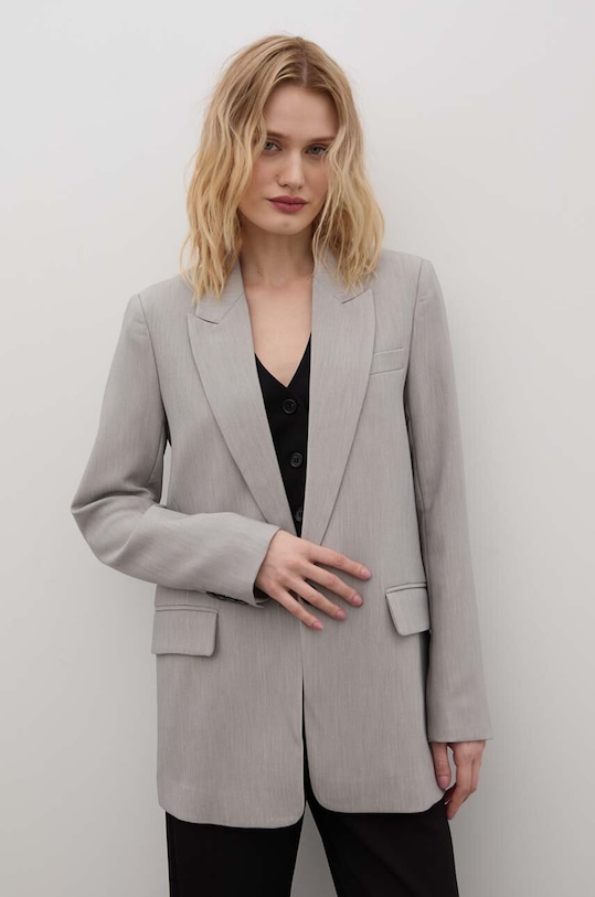 Sako Bruuns Bazaar látka šedá BBW2548