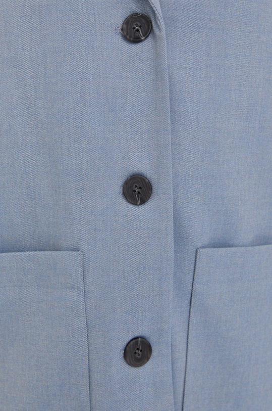 Піджак з домішкою льону Gestuz 10906045 блакитний