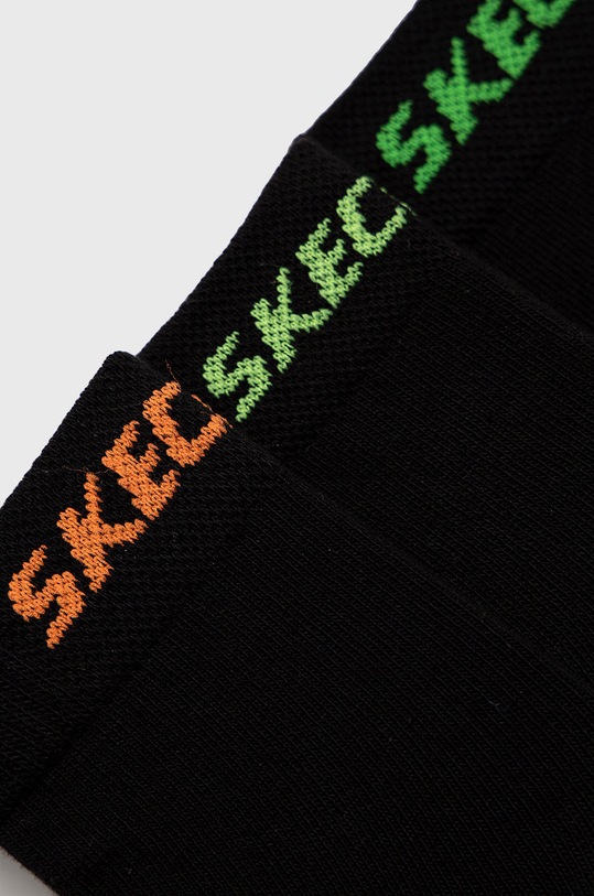 Detské ponožky Skechers (3-pak) SK41064 čierna SS22