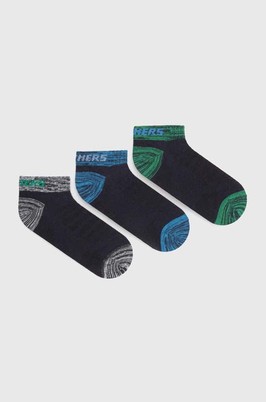 Skechers skarpetki dziecięce skarpetki krótkie granatowy SK43029