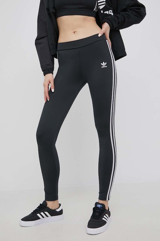 Legíny adidas Originals Adicolor HF7536 pletenina černá HF7536