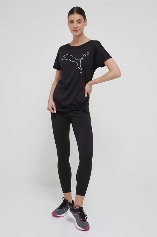 Tajice za trening Puma Favourite FOREVER bez uzorka crna 52026701