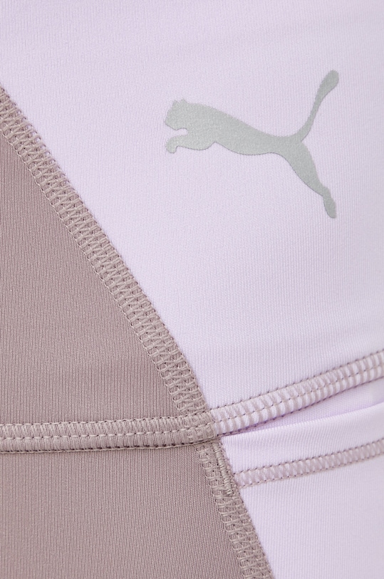 Puma legginsy treningowe Evostripe fioletowy 847071