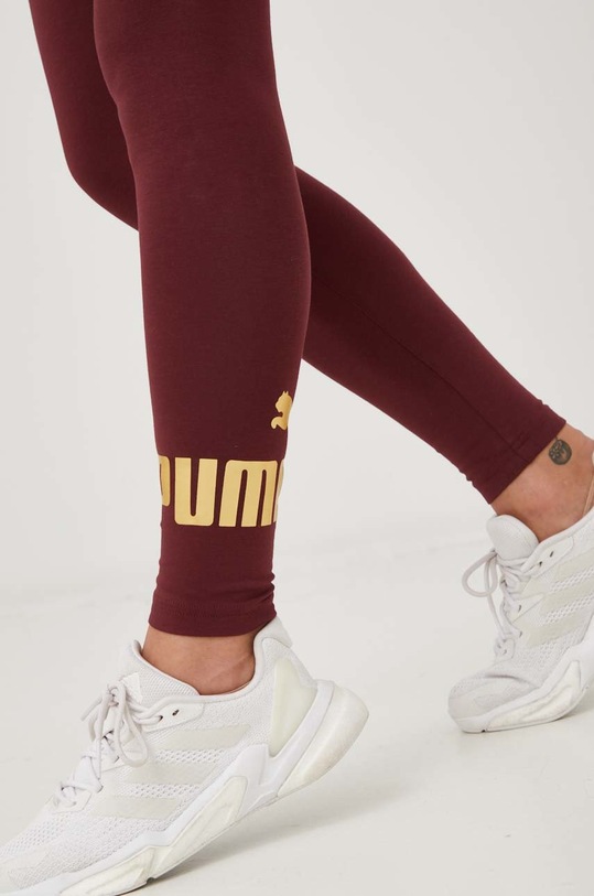Одяг Легінси Puma Essentials+ Metallic 848307 бордо