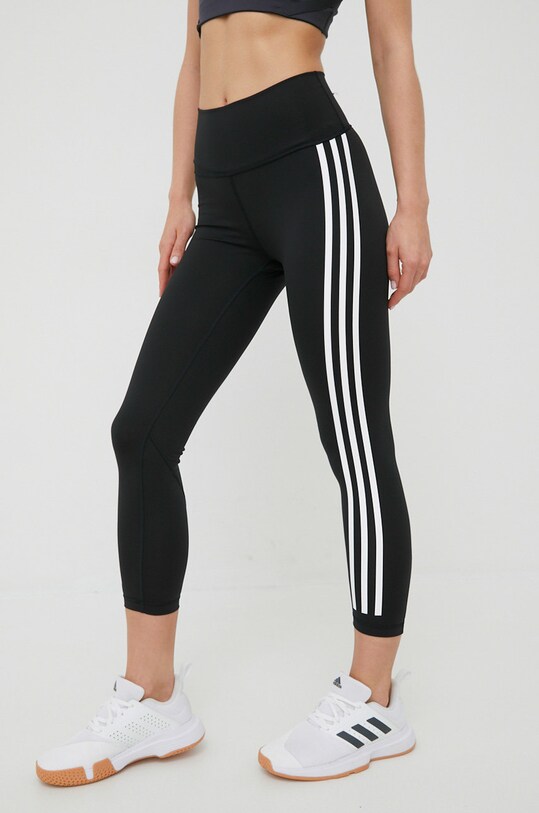 adidas Performance leggins de antrenament Optime Trainicons H64211 H64211 negru AW22