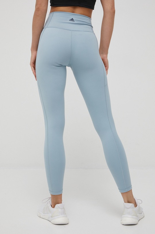 adidas Performance legginsy treningowe Yoga Studio HC6639 HC6639 niebieski SS22