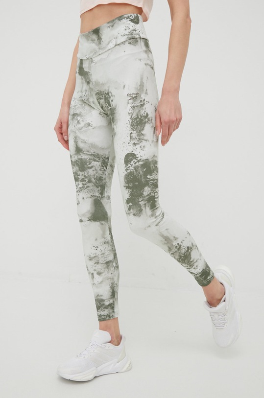 Legíny Reebok Classic H58675 s elastanom zelená H58675