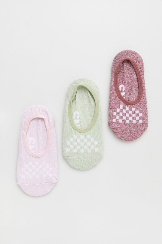 Vans skarpetki (3-pack) drobny wzór różowy VN0A49Z8V1C1