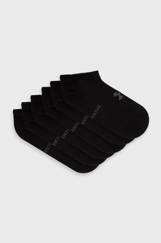 Ponožky Under Armour 1370542 (6-pak) hladký černá 1370542