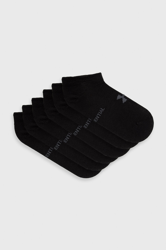 Ponožky Under Armour 1370542 (6-pak) hladký černá 1370542