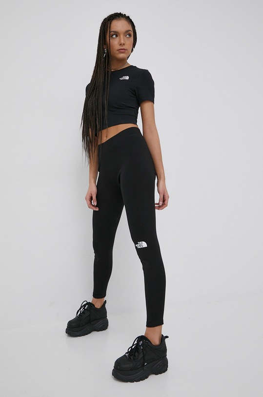 The North Face colanti NF0A7ZGIJK31 negru SS22