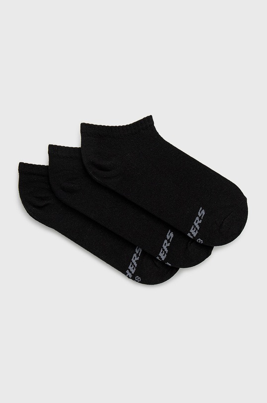 Skechers skarpetki (3-pack) skarpetki krótkie czarny SK43007