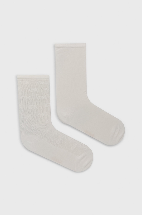 Calvin Klein sosete (2-pack) sosete lungi alb 701218916
