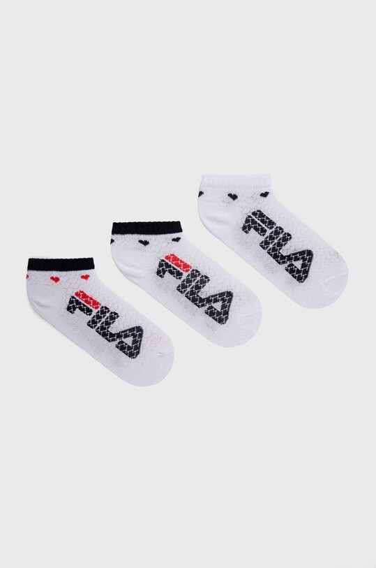 Fila gyerek zokni (3 pár) rövid zokni fehér F8247D