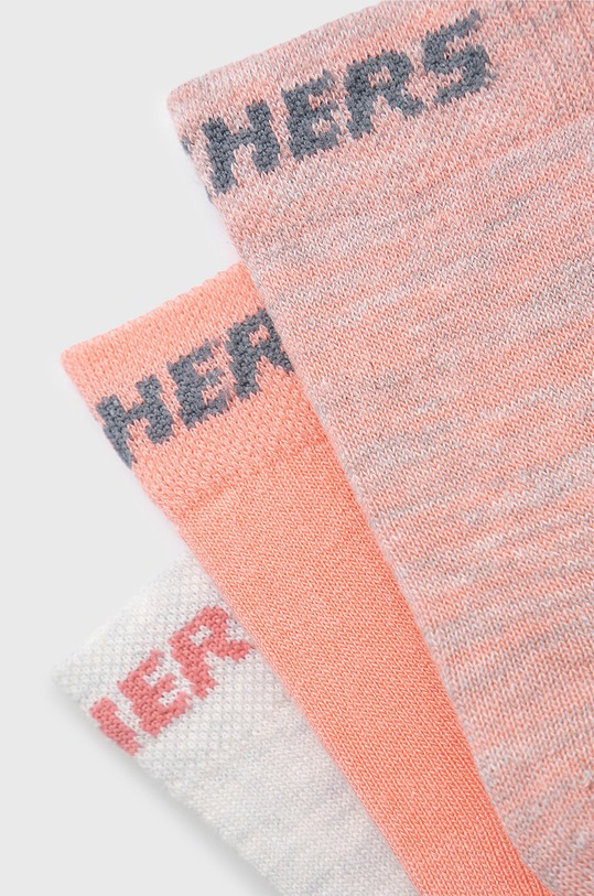 Dětské ponožky Skechers 3-pack SK41053 růžová AW23