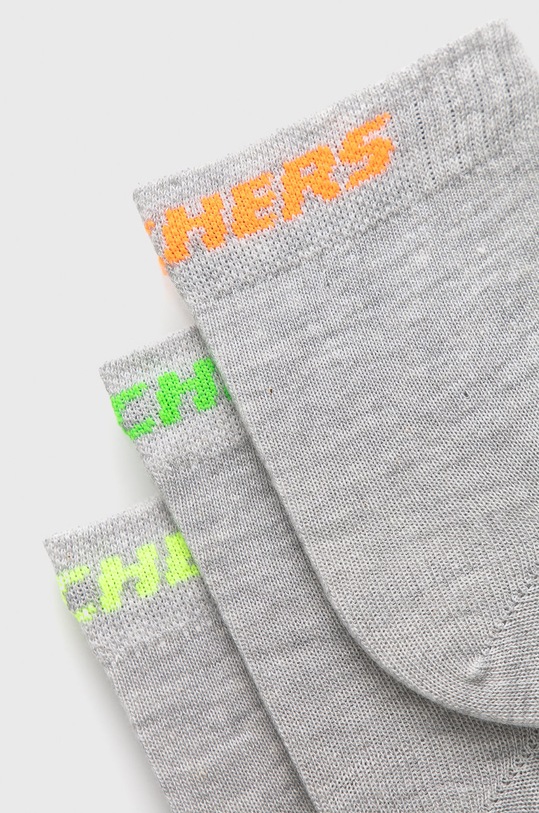 Dětské ponožky Skechers 3-pack SK41053 šedá AW23