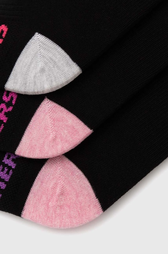 Skechers skarpetki dziecięce 3-pack SK43032 czarny AW23