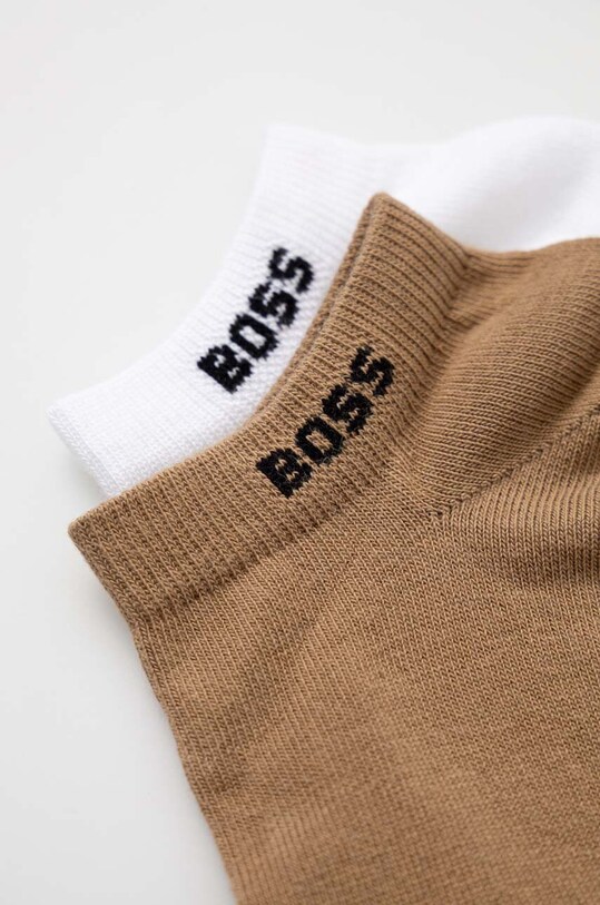 Шкарпетки BOSS 2-pack 50467730 бежевий SS25