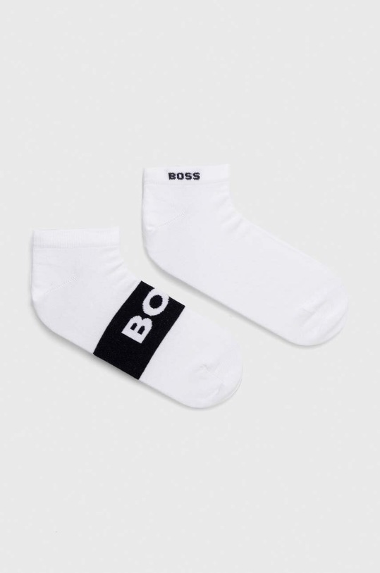 BOSS skarpetki 2-pack skarpetki krótkie biały 50467747