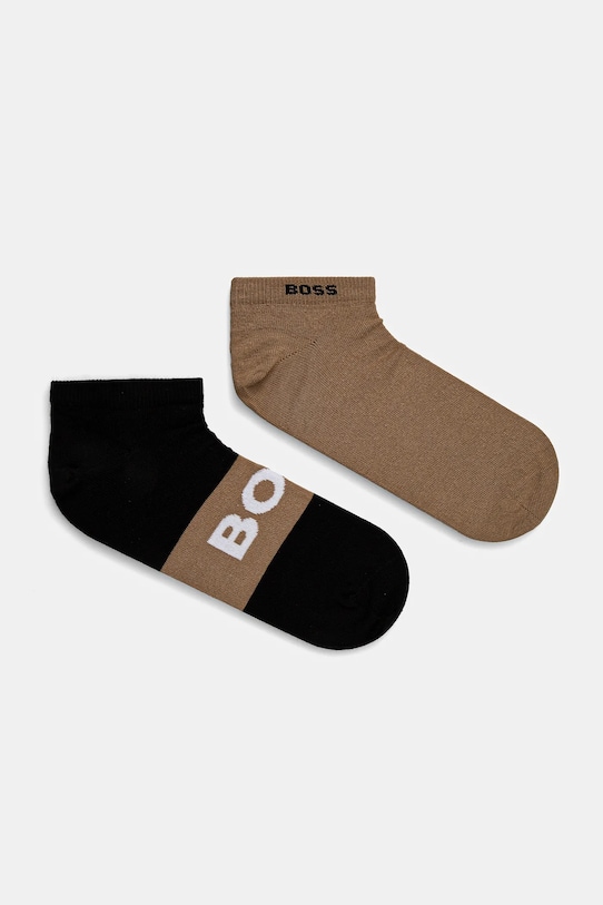 BOSS skarpetki 2-pack beżowy 50467747