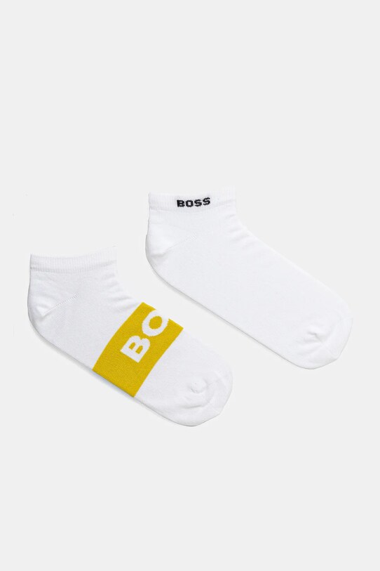 Ponožky BOSS 2-pack krátké ponožky bílá 50469720