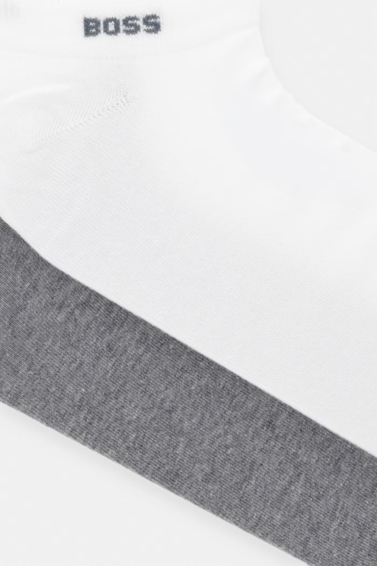 BOSS ponožky pánske bavlnené 2P AS uni CC 2-pack 50469849 sivá AA00