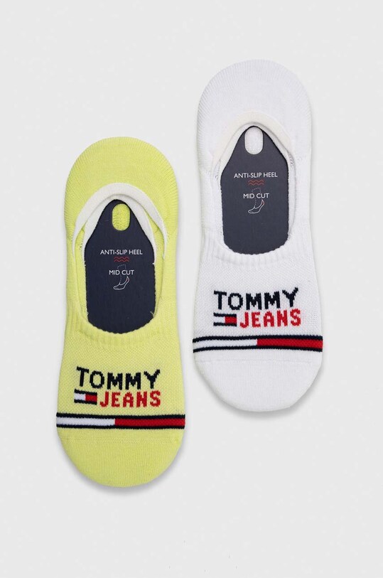 Ponožky Tommy Jeans krátké ponožky zelená 701218959