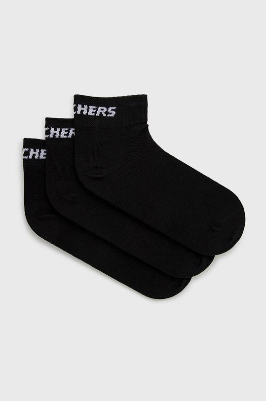 Skechers skarpetki (3-pack) skarpetki krótkie czarny SK42017