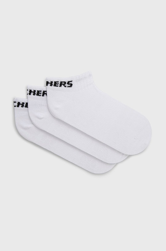 Skechers skarpetki (3-pack) skarpetki krótkie biały SK43022