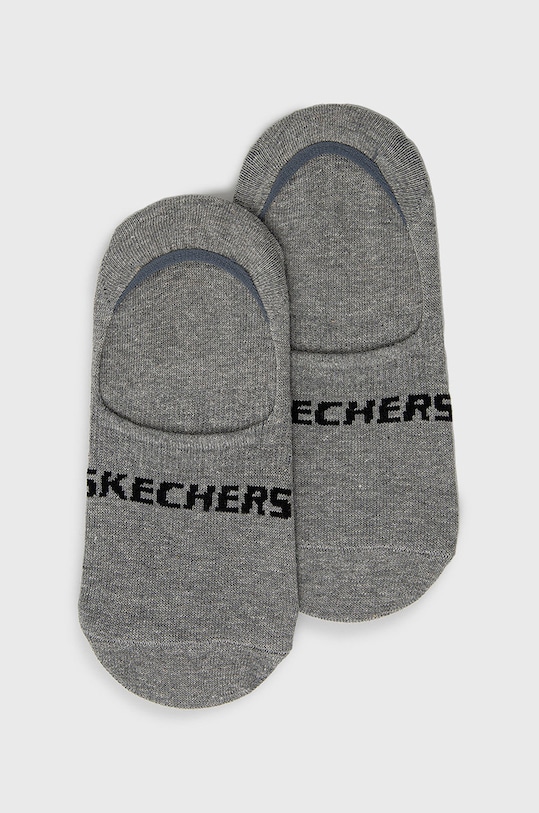 Skechers skarpetki (2-pack) skarpetki krótkie szary SK44008