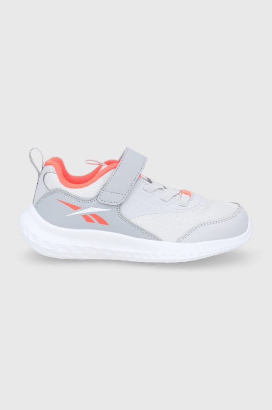 Reebok buty dziecięce REEBOK RUSH RUNNER GW0017 imitacja skóry licowej szary GW0017