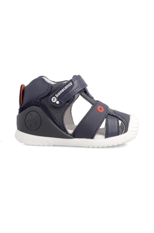 Dětské sandály Biomecanics imitace kůže námořnická modř 222132.B.