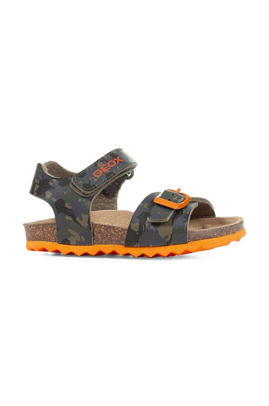 Geox sandały dziecięce imitacja skóry licowej zielony B922QA.00004.24.27