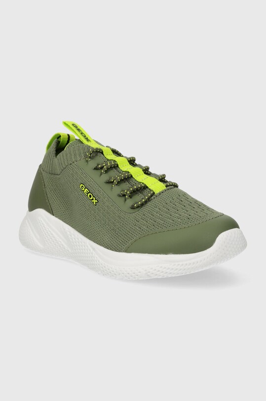 Geox sneakersy dziecięce J25GBA.0006K.28.35 zielony SS25