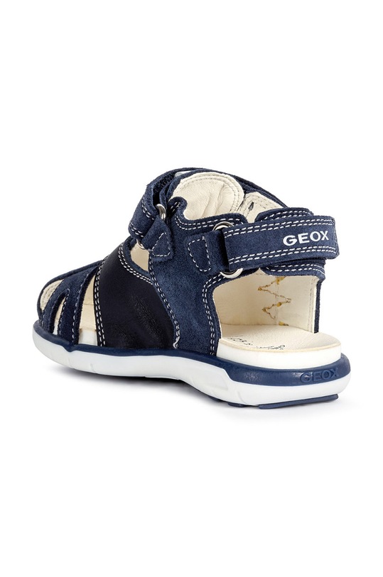 Chlapec Detské kožené sandále Geox B154LB.02285.24.27 tmavomodrá