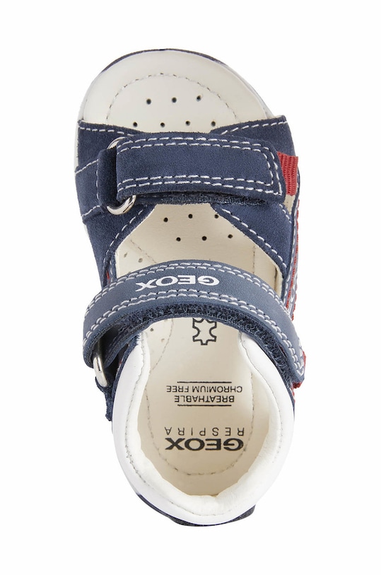 Detské kožené sandále Geox B250XA.0CL22. tmavomodrá