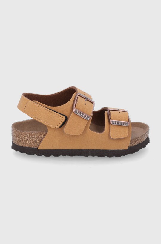 Birkenstock - Sandały dziecięce Milano Planet friendly brązowy 1021715