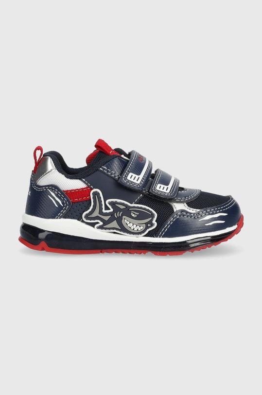 Geox sneakersy dziecięce imitacja skóry licowej granatowy B2584A.014CE.