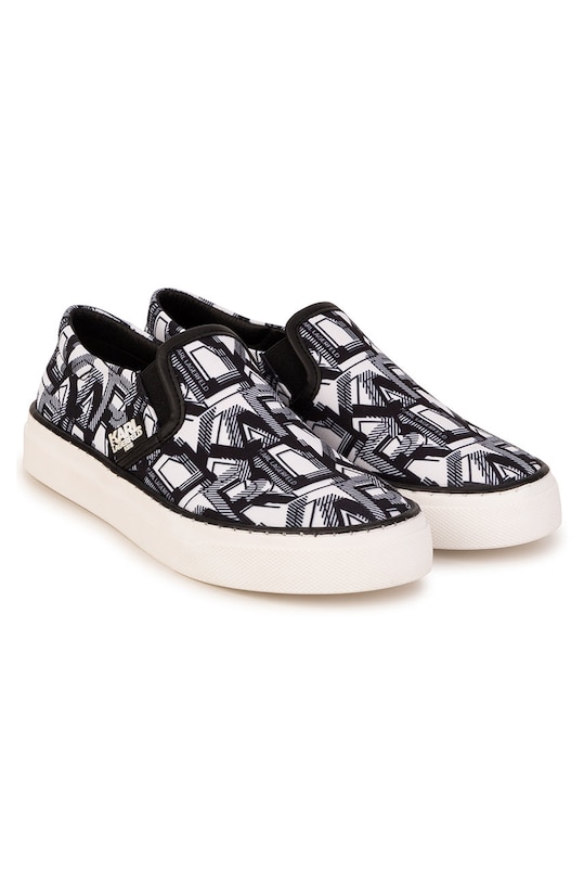 Karl Lagerfeld tenisówki dziecięce Z29045.36.39 slip on czarny Z29045.36.39