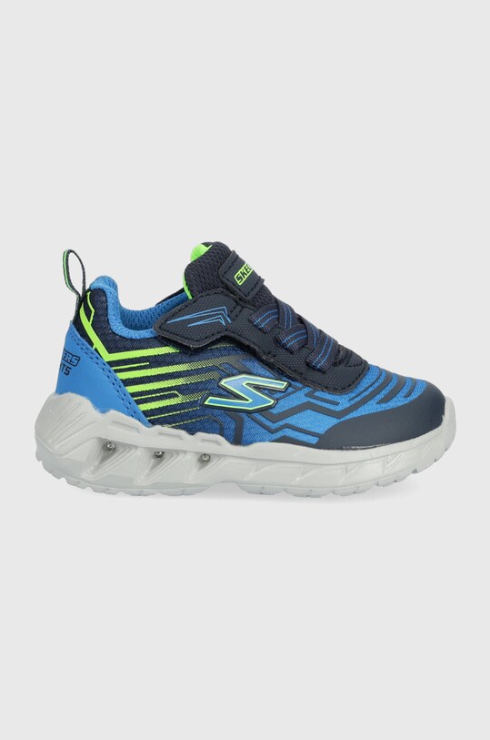 Detské topánky Skechers imitácia kože tmavomodrá 401503N.PPYY