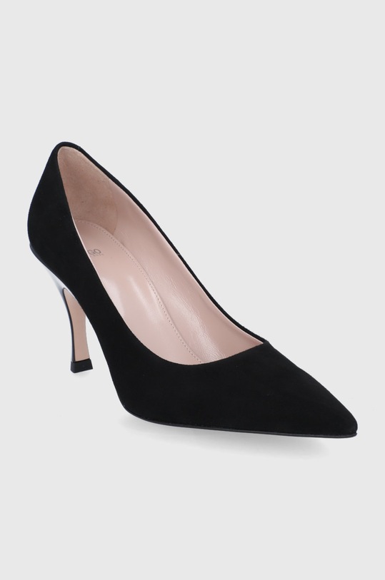 Hugo Tocuri din piele întoarsă 50461878.001 negru SS22