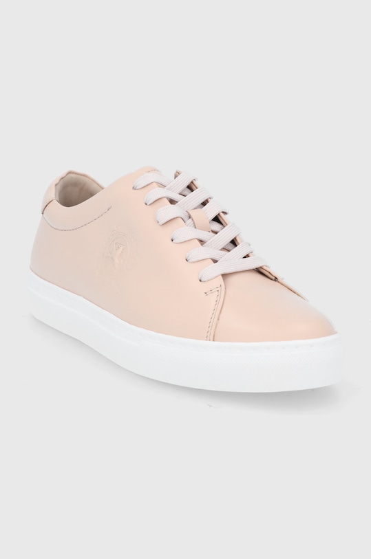 Tommy Hilfiger Buty skórzane FW0FW06134ABR beżowy SS22