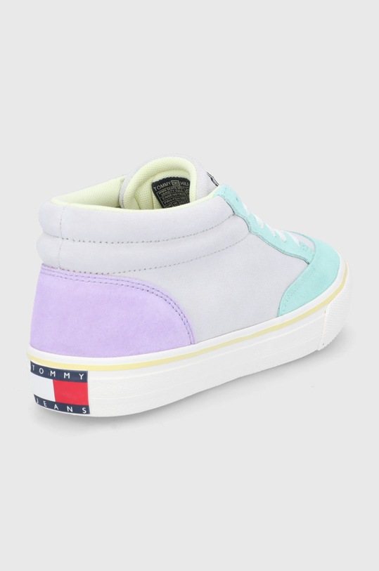 Încălțăminte Tommy Jeans - Pantofi de piele intoarsa EN0EN01628PSU multicolor
