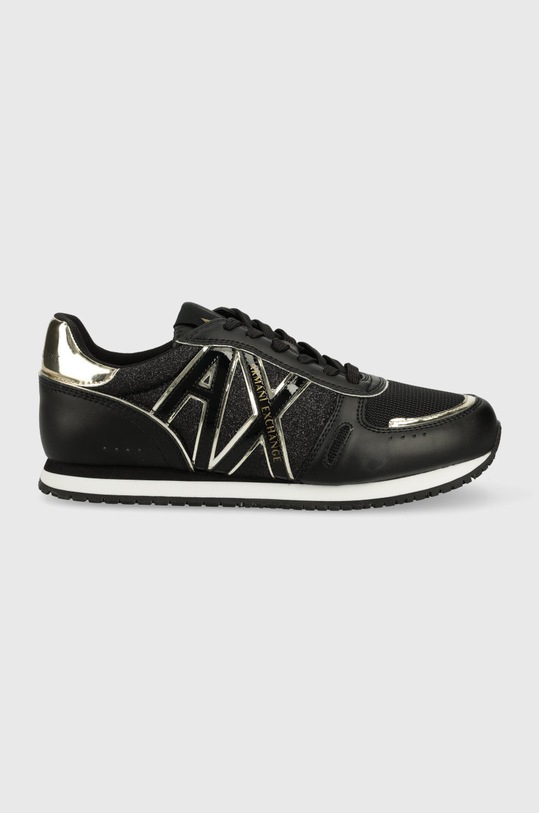 Armani Exchange sneakersy XDX090.XV433.K704 imitacja skóry licowej czarny XDX090.XV433.K704