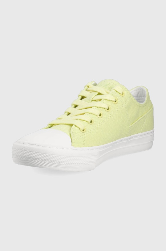 Obuwie Guess tenisówki PRANZE FL6PNZ.FAB12.LIME żółty
