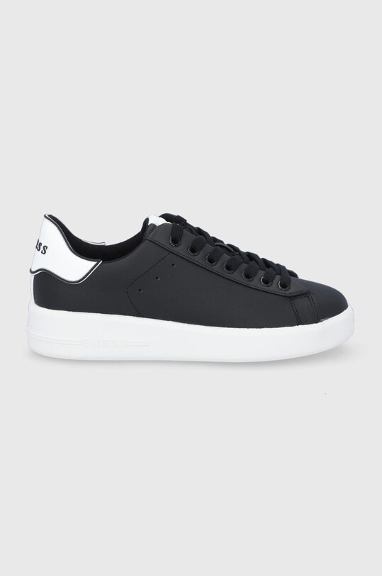 Guess cipő Rockies nappa bőr fekete FL6RKE.LEA12.BLACK